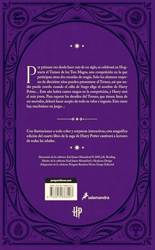 LIBRO HARRY POTTER 4 EL CALIZ DEL FUEGO ILUSTRADA-INTERAC -J.K. ROWLING