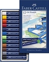 TIZA PASTEL OLEO X 12 FABER