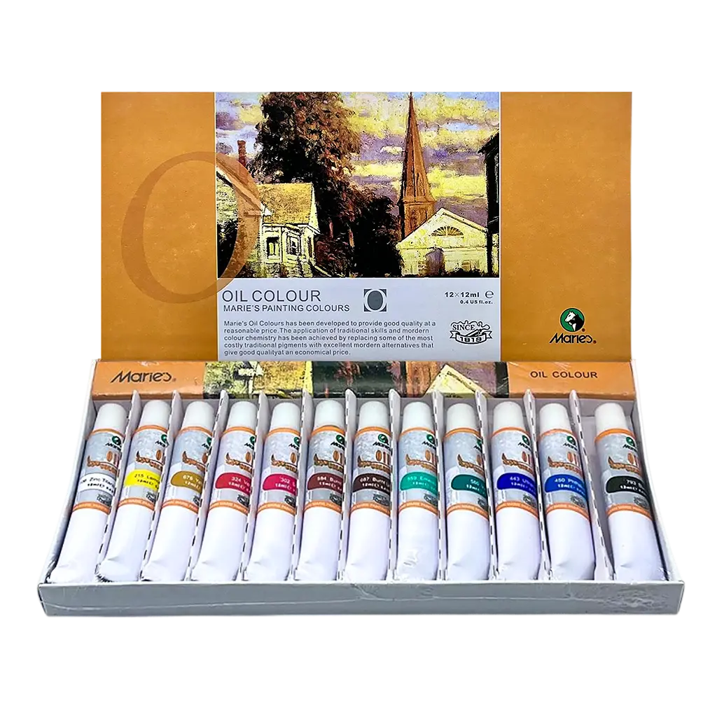 OLEO X 12 COLORES MARIES