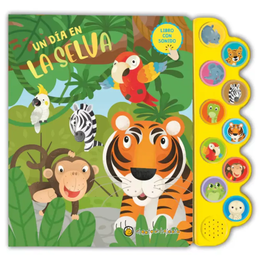 [027902] LIBRO UN DIA EN LA SELVA (MUNDO DE SONIDOS)