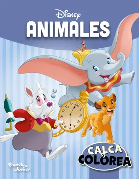 LIBRO CALCA Y COLOREA ANIMALES DISNEY