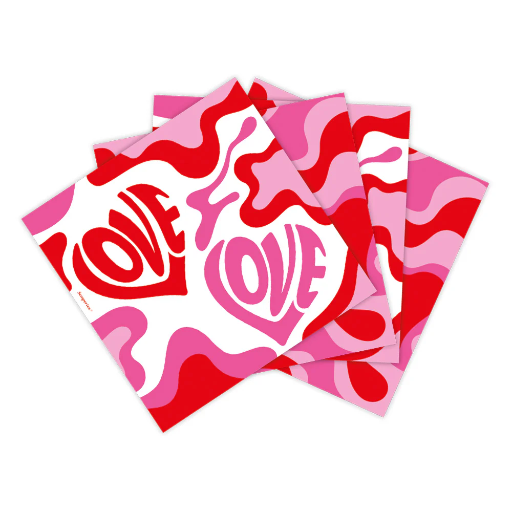 [028927] SERVILLETA ESTAMPADA X 16 UND SEMPERTEX (Love)
