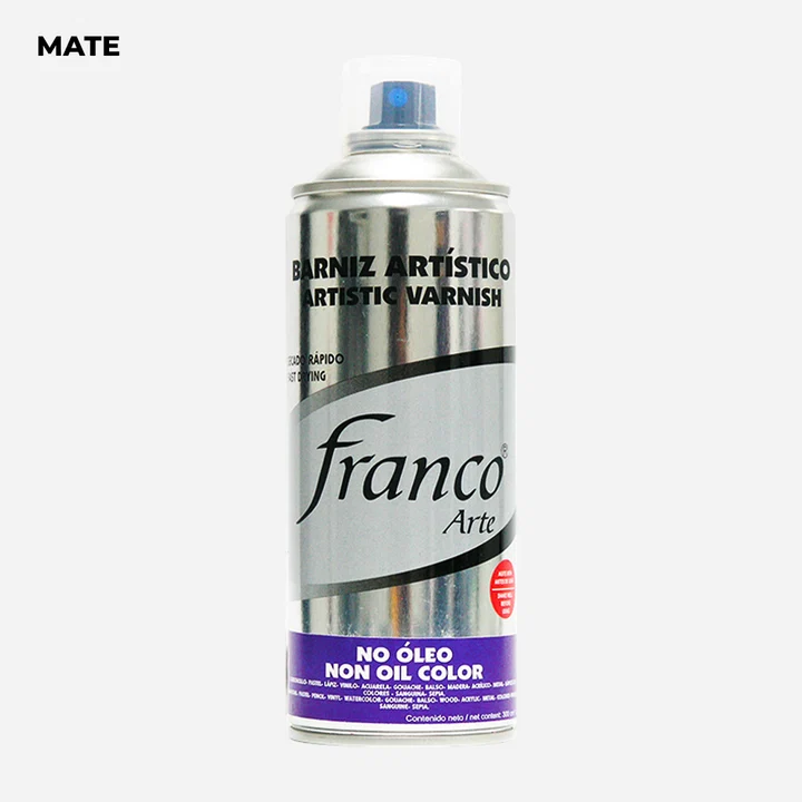 BARNIZ SPRAY 30CC 10OZ MATE NO OLEO FRANCO 