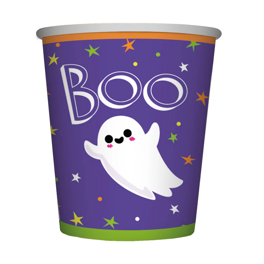 [024322] VASO ESTAMPADO 9 ONZAS X 8 UND SEMPERTEX (Halloween)
