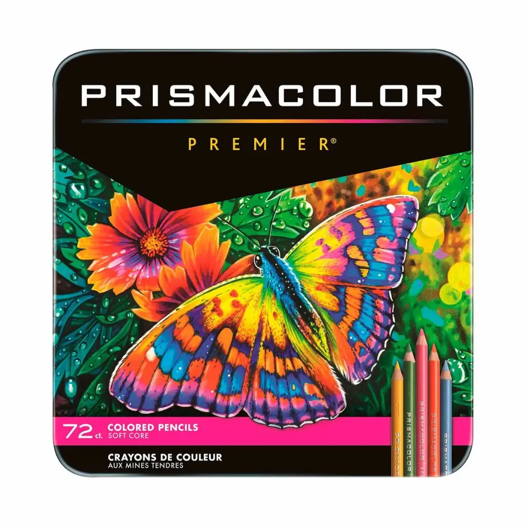 COLORES REDONDOS X 72 UND CAJA METALICA PRISMACOLOR 
