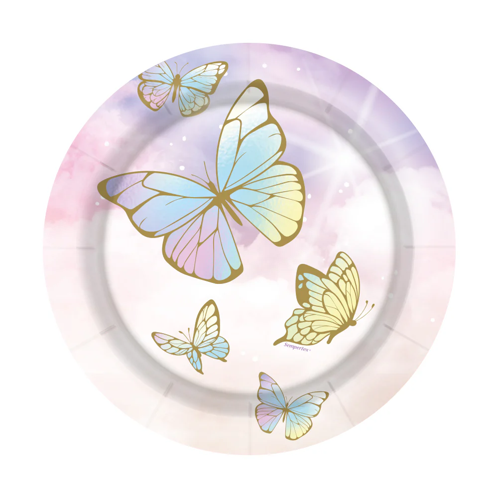 [029478] PLATO 7" X 8 UND SEMPERTEX (Mariposas Encantadas)