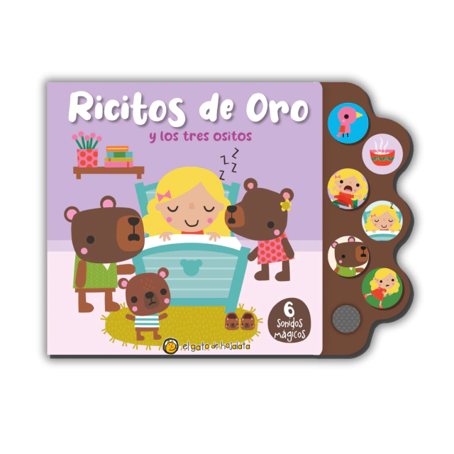 LIBRO CLASICOS CON SONIDOS -RICITOS DE ORO