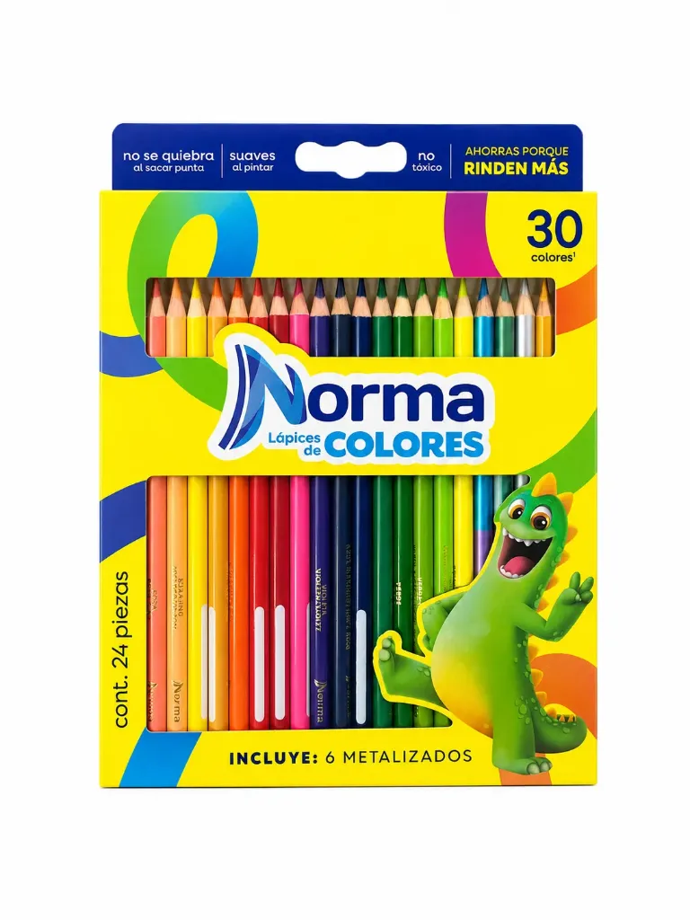 COLORES REDONDOS X 30 NORMA