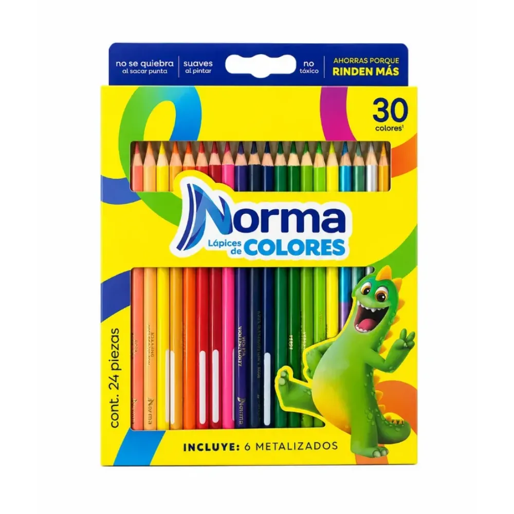 COLORES REDONDOS X 30 NORMA