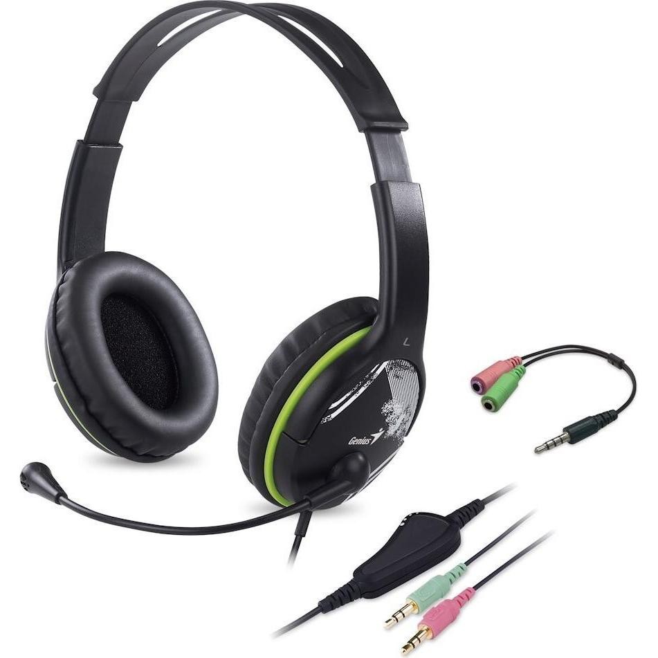AUDIFONO DIADEMA HS-400A VERDE GENIUS