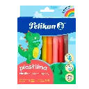 PLASTILINA CJ X 10 COLORES SURTIDOS PELIKAN