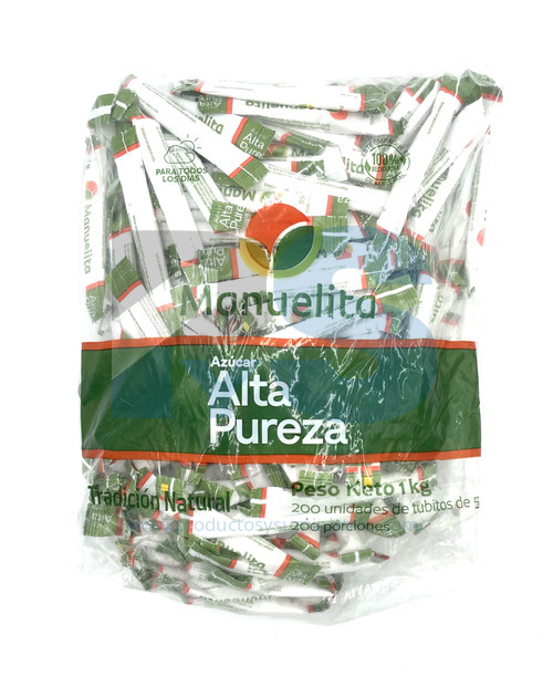 AZUCAR MANUELITA 5 G X 200 TUBITOS