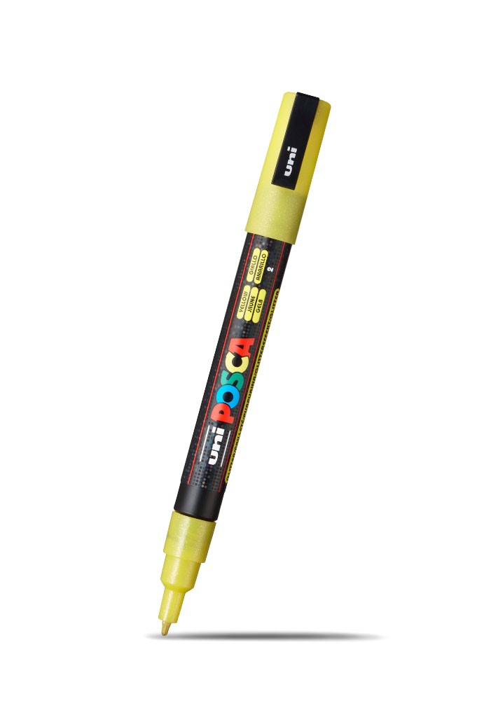 MARCADOR PINTURA POSCA BASE AGUA ESCARCHADO 0.9-1.3MM