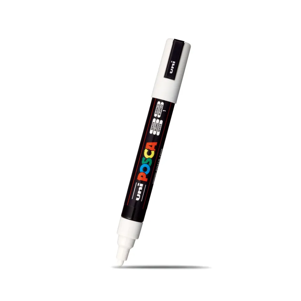 [025761] MARCADOR POSCA 1.8-2.5MM (PC 5M) (Blanco)