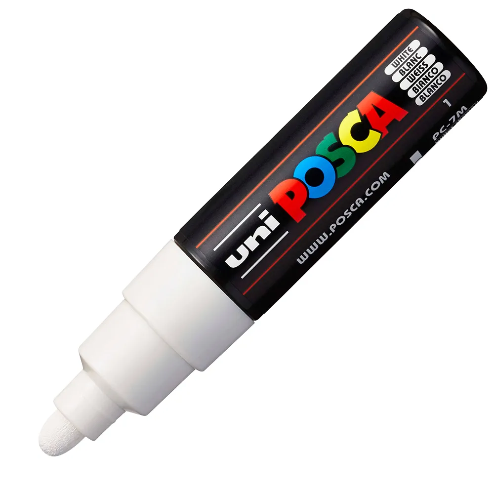 [023587] MARCADOR POSCA 4.5-5.5MM (PC 7M) (Blanco)