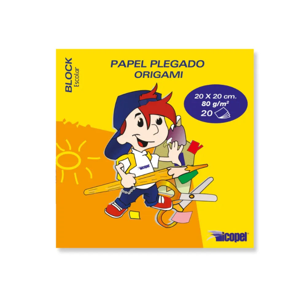 [021392] BLOCK IRIS PLEGADO 20X20CM 75GR X 20HJS ICOPEL