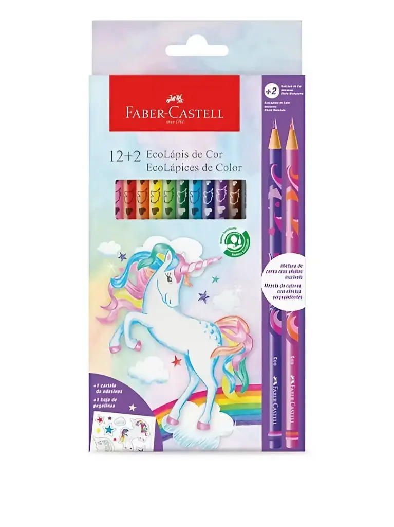 COLORES UNICORNIO 12+2 FABER CASTELL 