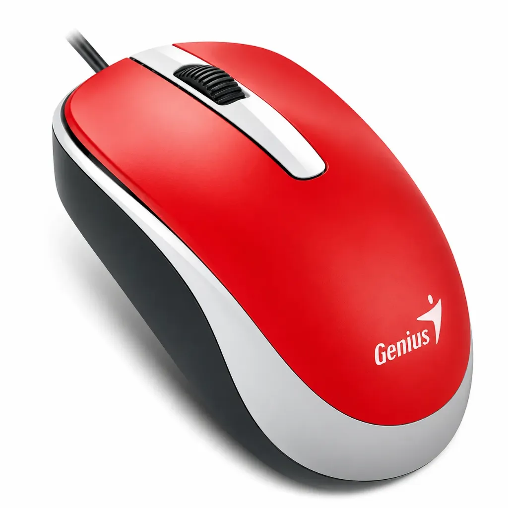 [018861] MOUSE ALAMBRICO USB DX-120 GENIUS (Rojo)