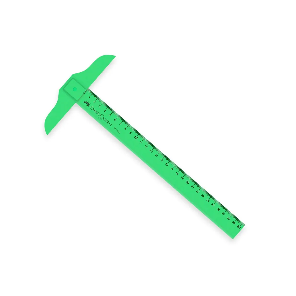[000976] REGLA T ESCOLAR 30CM FABER CASTELL