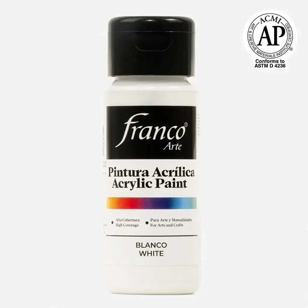 [012421] PINTURA ACRILICA 60ML FRANCO (Blanco)