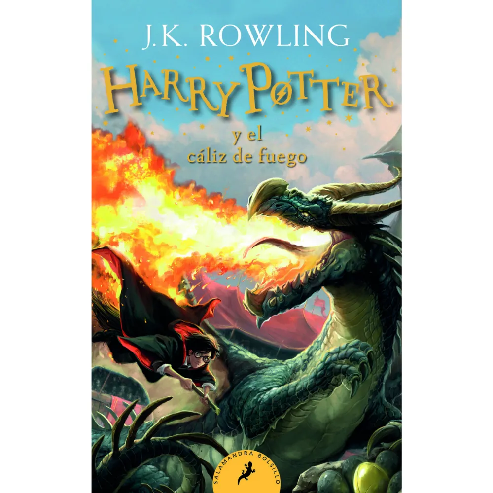 LIBRO HARRY POTTER 4 EL CALIZ DE FUEGO