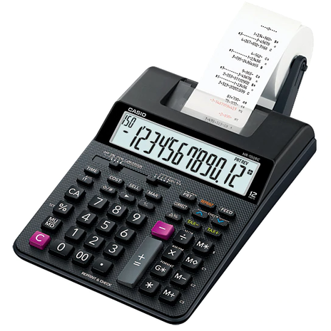 [017483] CALCULADORA ROLLO - HR-100RC CASIO + ADAPTADOR