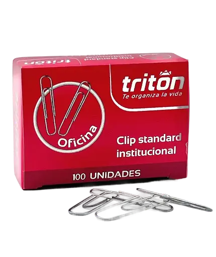 [004316] CLIP ESTÁNDAR X 100UND TRITÓN METALICOS