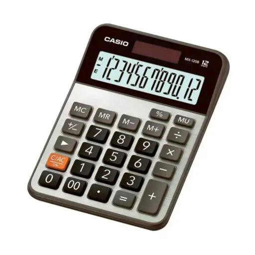 [018638] CALCULADORA MX-120B 12 DIGITOS CASIO