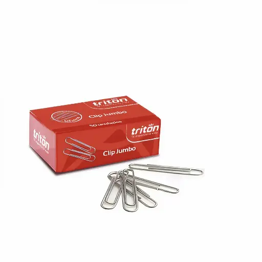 [004319] CLIP JUMBO METALICO X 50 UND TRITÓN